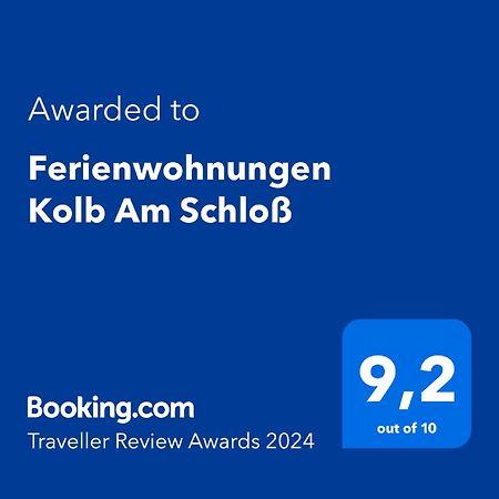 Ferienwohnungen Kolb Am Schloss Bischberg Ngoại thất bức ảnh